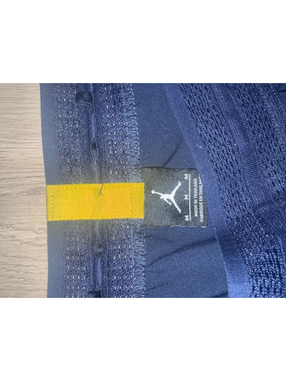 Team Issued Jordan Michigan Wolverines Football Training Shorts